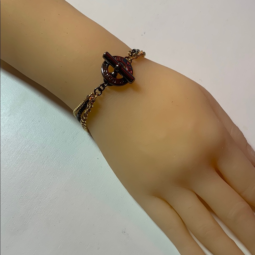 Marc Jacobs Tri-Chain Bracelet 7 inches